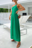 One Shoulder Straps Wide Leg Jumpsuits