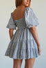 Smocked Gingham Babydoll Dress