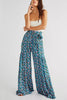Print Belted Palazzo Pant