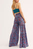 Print Belted Palazzo Pant
