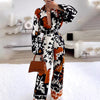 Bohemian Printing Casual Two Piece Set