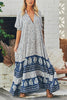 Paisley Print Maxi Dress