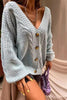 Button Front Cable Knit Cardigans