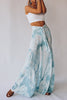 Print Belted Palazzo Pant