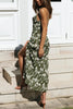 Pleated Bust SlitSlip Dress