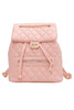 Quilted Convertible  Backpack