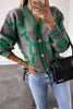 Geometric Button Cardigan