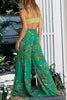 Print Belted Palazzo Pant