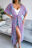 Print Drawstring Waist Kimono