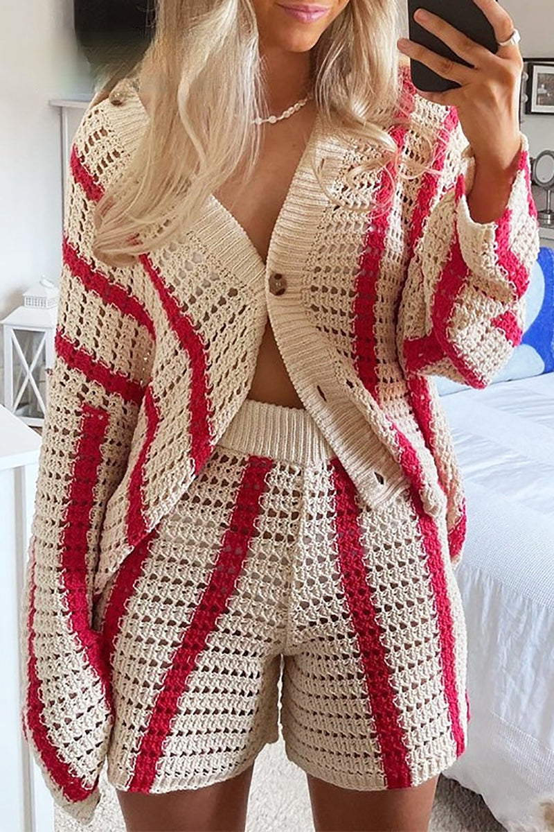 Cardigan short set store