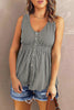 Button V Nekc Tunic