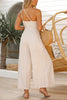 One Shoulder Straps Wide Leg Jumpsuits