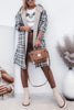 Easy Living Plaid Hooded Coat