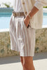 Stripe Pockets Shorts