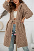 Hooded Cardigan With Belt