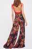 Print Belted Palazzo Pant