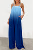 Gradient Pockets Slip Jumpsuit