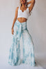 Print Belted Palazzo Pant