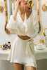 Button Flares Sleeve Skirts Set