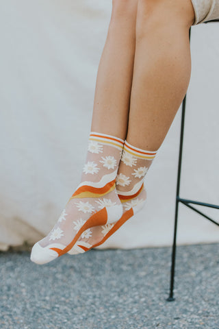 Eden Sheer Crew Sock