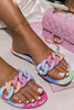 Gradient Chains Flat Slipper