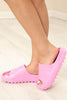 Open Toe Chunky Footbed Slippers
