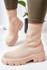 Tasmin Chunky Sock Fit Ankle Boots