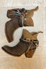 Fringed Western Boho Bootie Boots