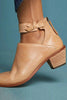 Chunky Heel Zipper Ankle Booties
