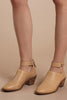Chunky Heel Zipper Ankle Booties