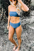 Solid High Waist Bikini Set