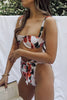 Floral Print High Waist Bikini Set