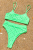 Blingbling High Waist Bikini Set