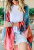 Tie Dye Stripe Kimono