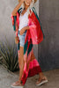 Tie Dye Stripe Kimono