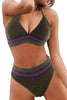 Glitter Halter Neck Bikini Set