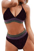 Glitter Halter Neck Bikini Set