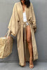 Oversized Bleted Kimono Robe