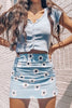 Button O Neck Short Sleeve T Shirt