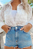 Pom Pom Turn-down Collar Shirt