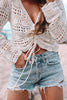Crochet Drawstring Cover Top