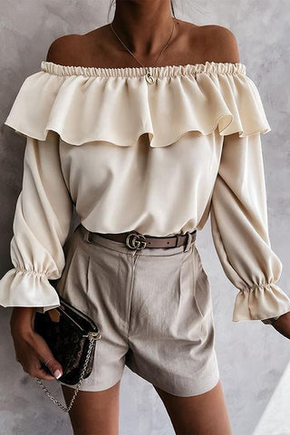 Ruffles Off Shoulder Blouse