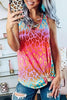 Gradient Leopard Sleeveless T Shirt