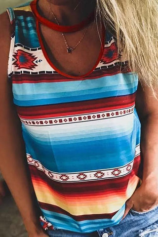 Geometry Sleeveless T Shirt