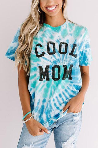 Cool Mom Tie Dye T Shirt
