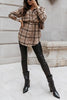 Grid Button Long Sleeve Shirt