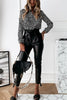 Ruffles Button Long Sleeve T Shirt