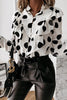 Ruffles Button Long Sleeve T Shirt