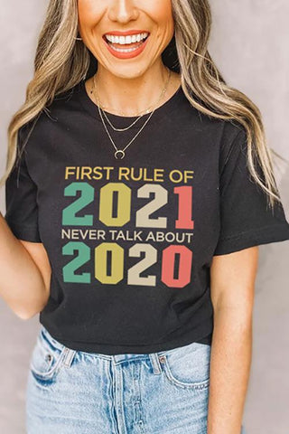 Letter Print Short Sleeve T Shirt