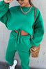 Solid Loose Hoodie Jogger Sets